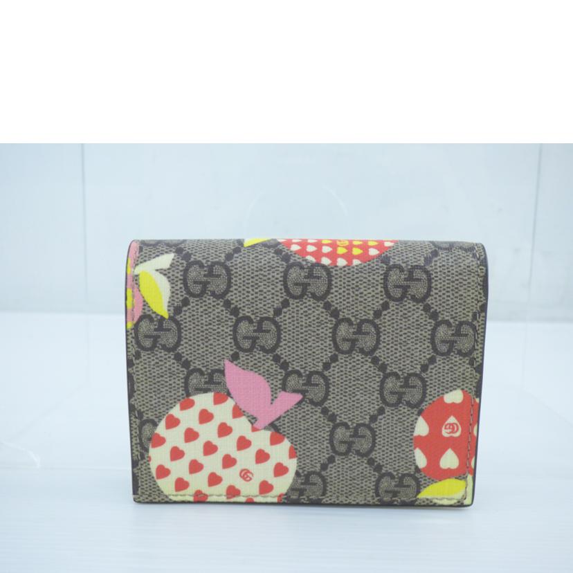 GUCCI グッチ/GGスプリーム2つ折り財布/663922//524***/ABランク/64