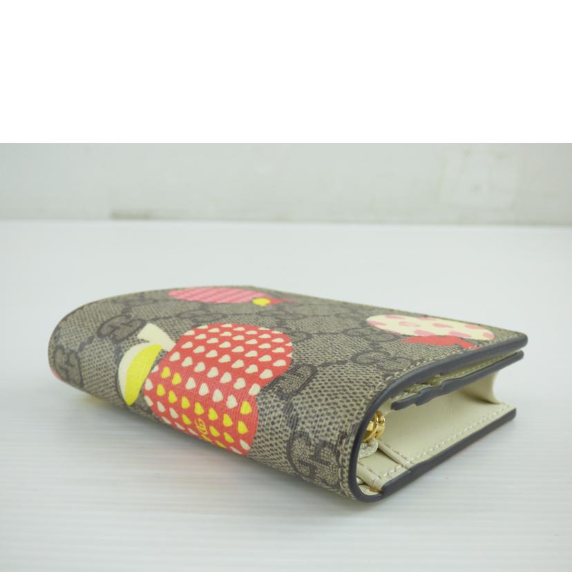 GUCCI グッチ/GGスプリーム2つ折り財布/663922//524***/ABランク/64