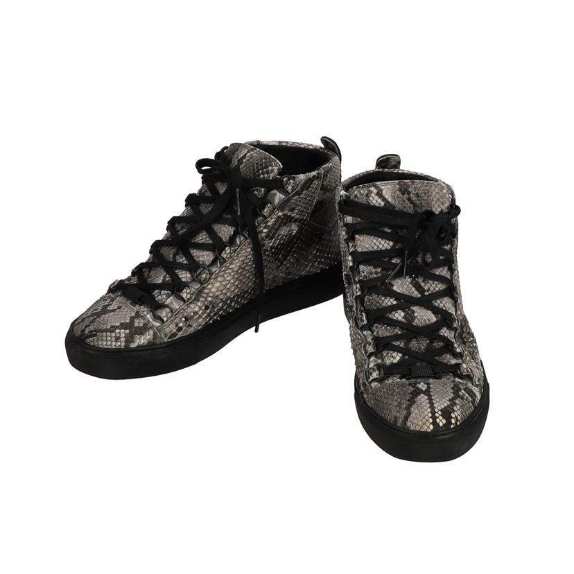 BALENCIAGA バレンシアガ/ARENA HIGH パイソン/412382//40/ABランク/91