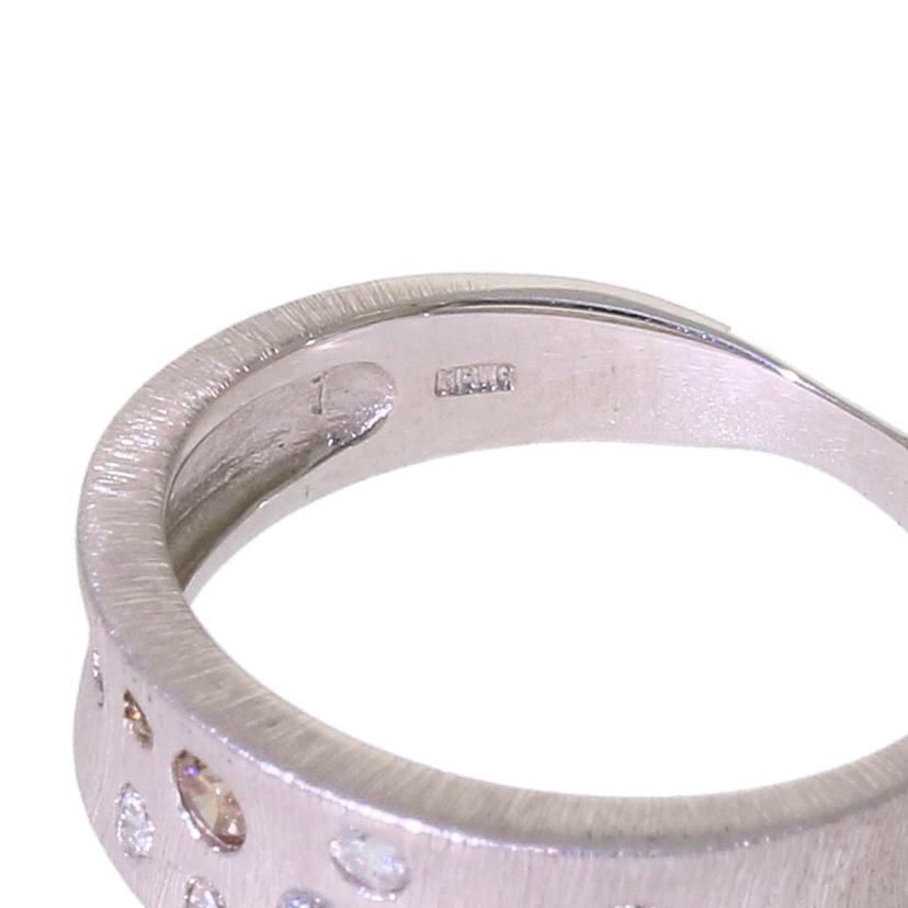 / K18WGダイヤリング0.22ct//Aランク/94