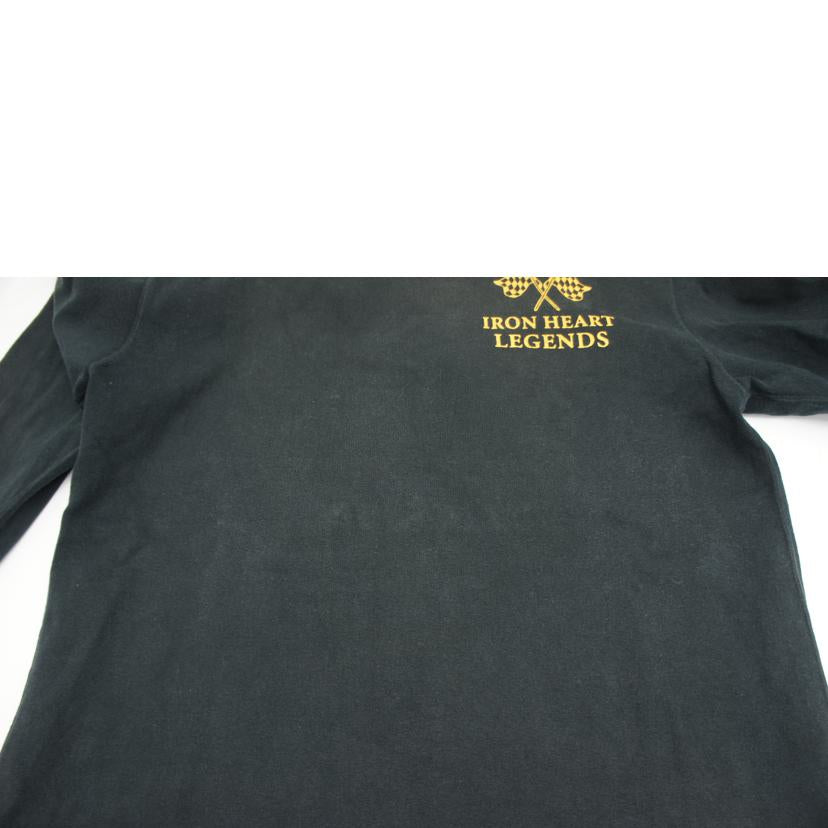 IRON HEART アイロンハート/チェッカーフラッグプリントロンT/M/不明//Bランク/06