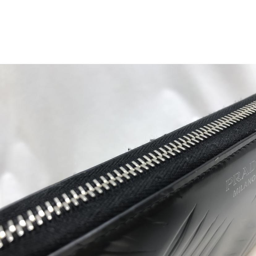 PRADA プラダ/ブラッシュドレザー長財布/2ML317//ICチ***/Aランク/51