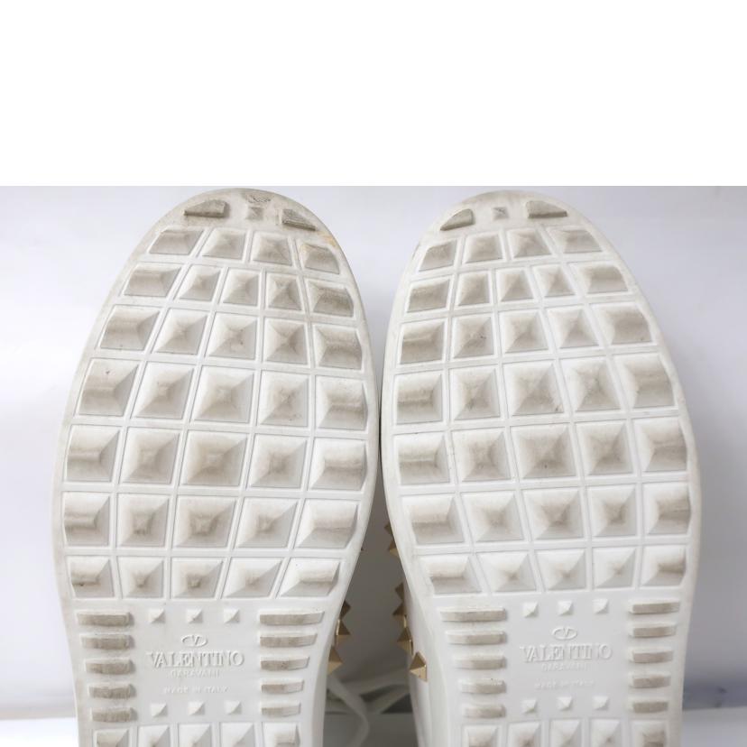 VALENTINO GRAVANI ヴァレンティノガラヴァーニ/ロックスタッズ アンタイトルドスニーカー 約25.0cm相当 ホワイト//ABランク/65
