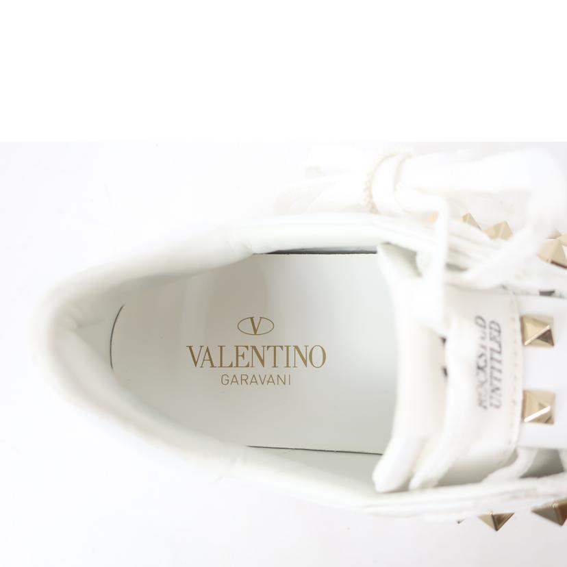 VALENTINO GRAVANI ヴァレンティノガラヴァーニ/ロックスタッズ アンタイトルドスニーカー 約25.0cm相当 ホワイト//ABランク/65