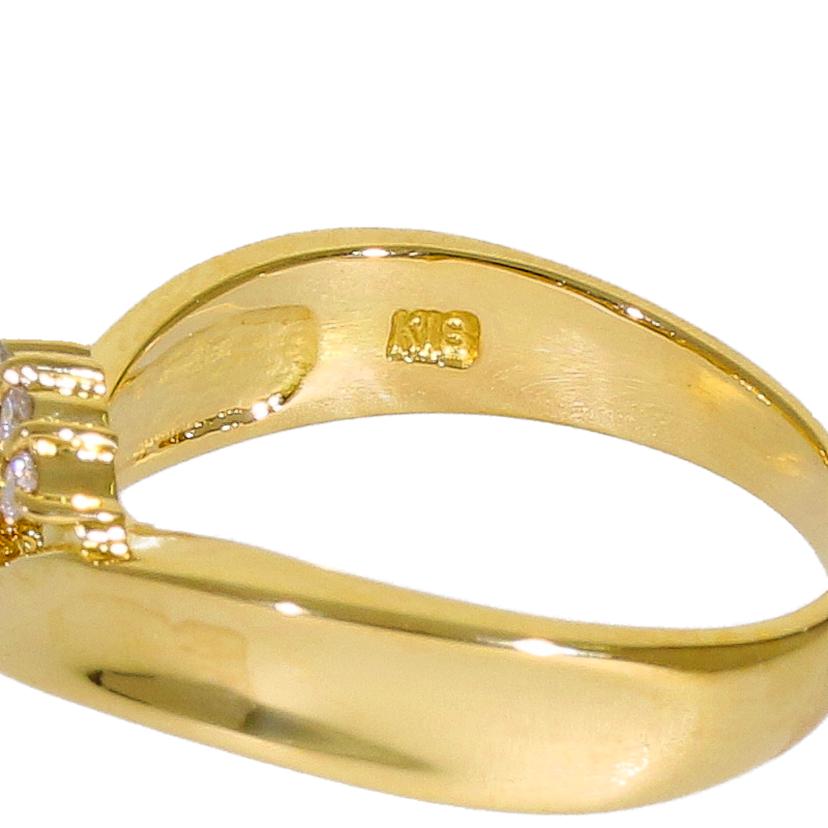 / K18ダイヤリング0.10ct//Aランク/94