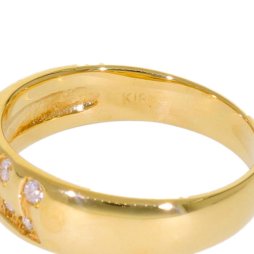 / K18ダイヤリング0.10ct//ABランク/94
