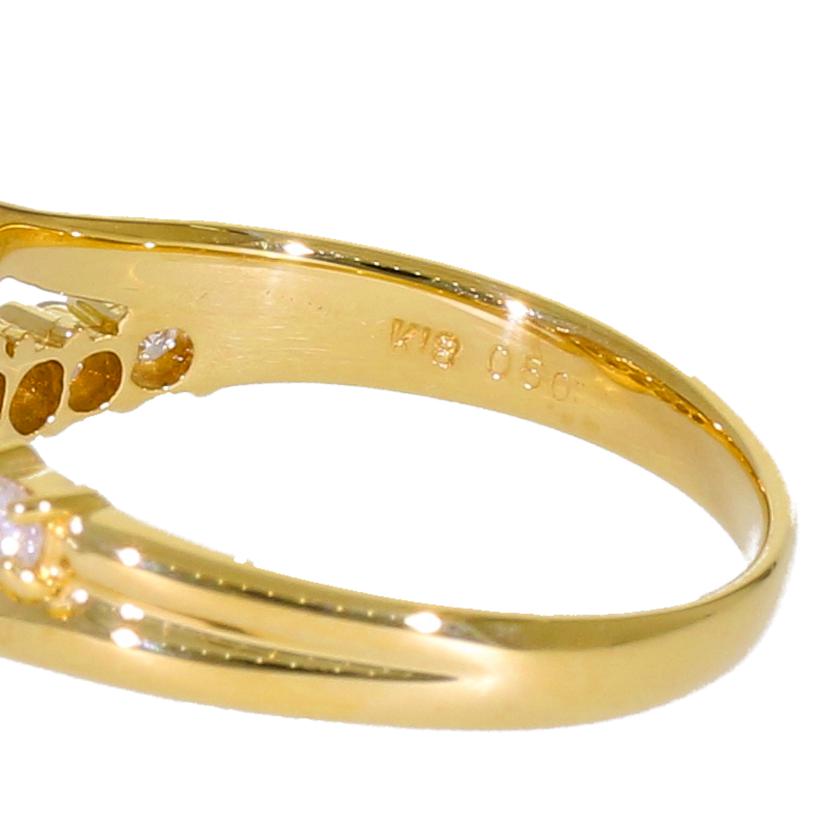 / K18ダイヤリング0.50ct//Aランク/63