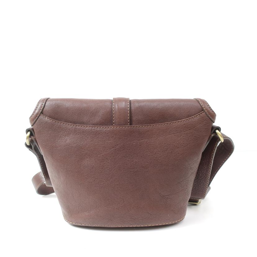 土屋鞄/レザーショルダーバッグ ダークブラウン//ABランク/65