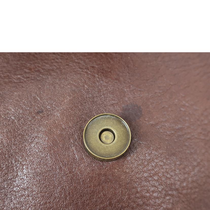 土屋鞄/レザーショルダーバッグ ダークブラウン//ABランク/65