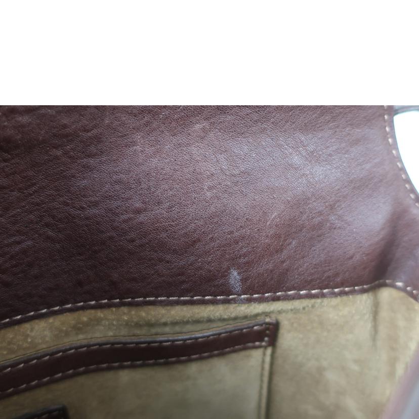 土屋鞄/レザーショルダーバッグ ダークブラウン//ABランク/65