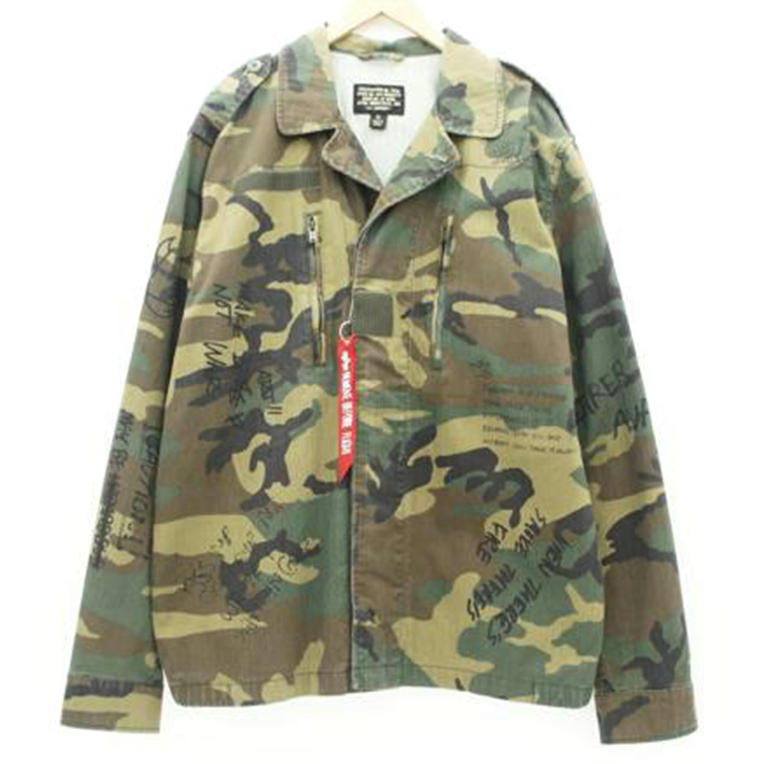 ALPHA アルファインダストリーズ/ALPHA/カモフラコットンジャケット/XL/MJF48004C1//Sランク/06