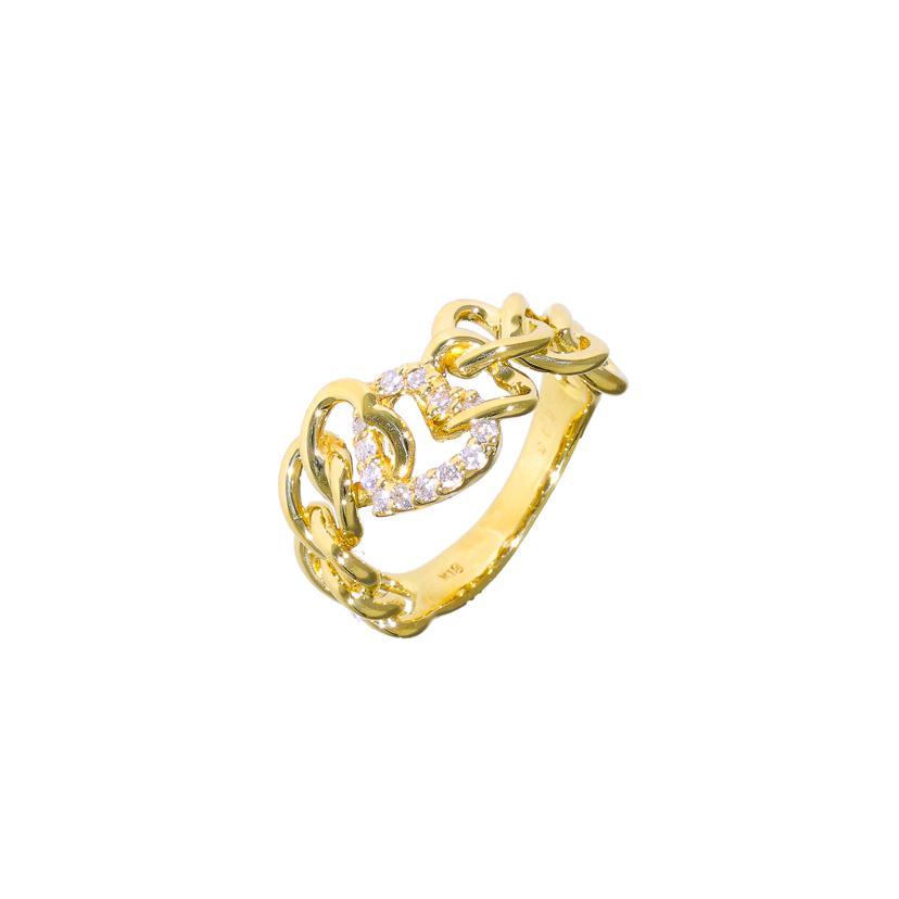 / K18ダイヤリング0.15ct//Aランク/63