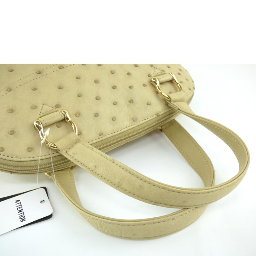 オーストリッチ 2 WAYバッグ/3291//ABランク/64