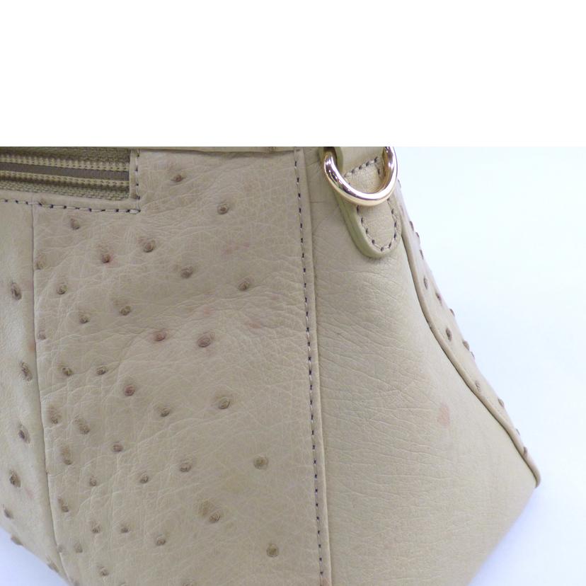 オーストリッチ 2 WAYバッグ/3291//ABランク/64