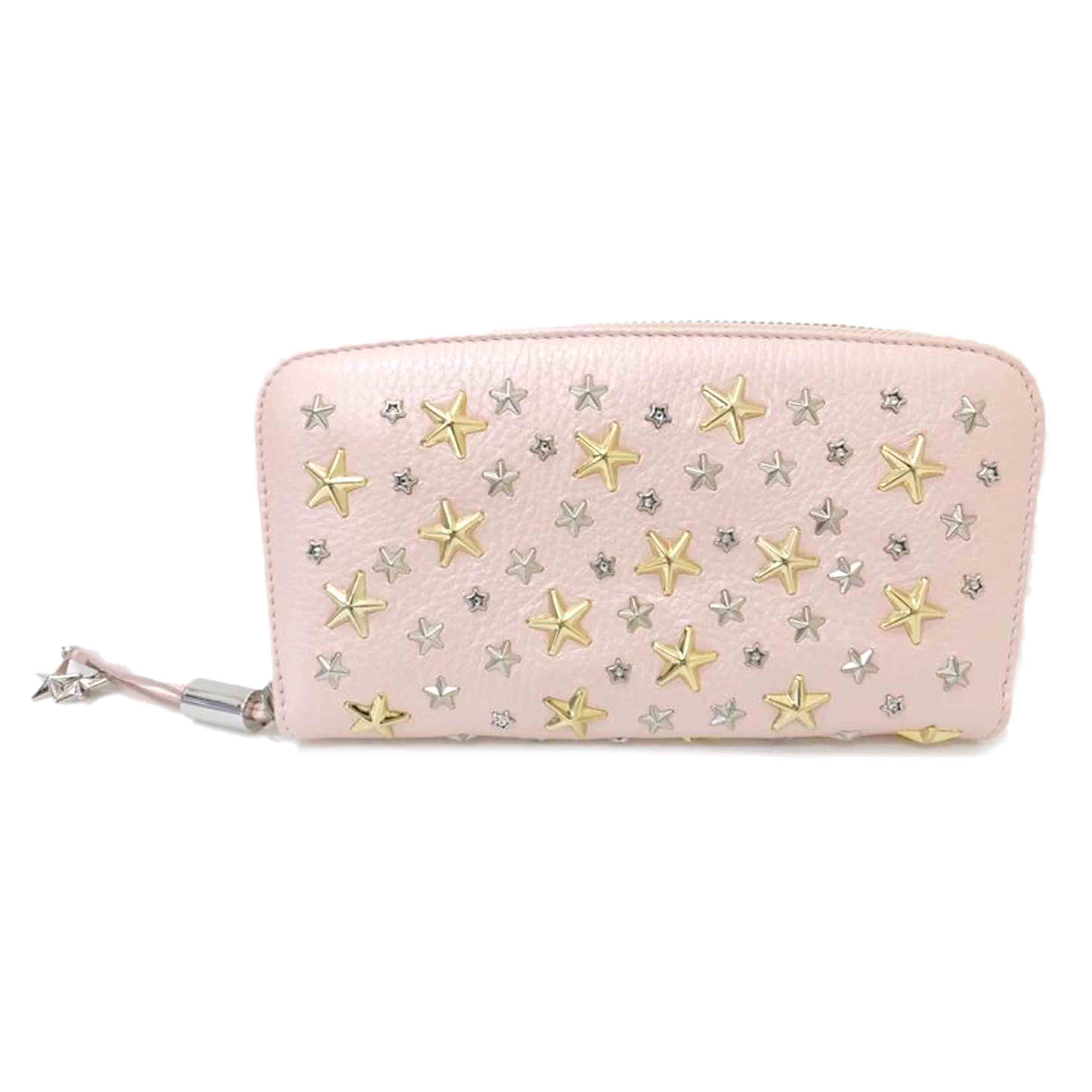 JIMMY CHOO JIMMY CHOO/スタースタッズラウンドファスナー長財布//8WJ***/ABランク/88