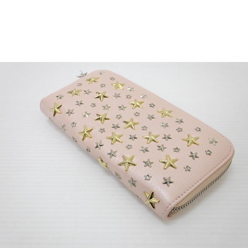 JIMMY CHOO JIMMY CHOO/スタースタッズラウンドファスナー長財布//8WJ***/ABランク/88
