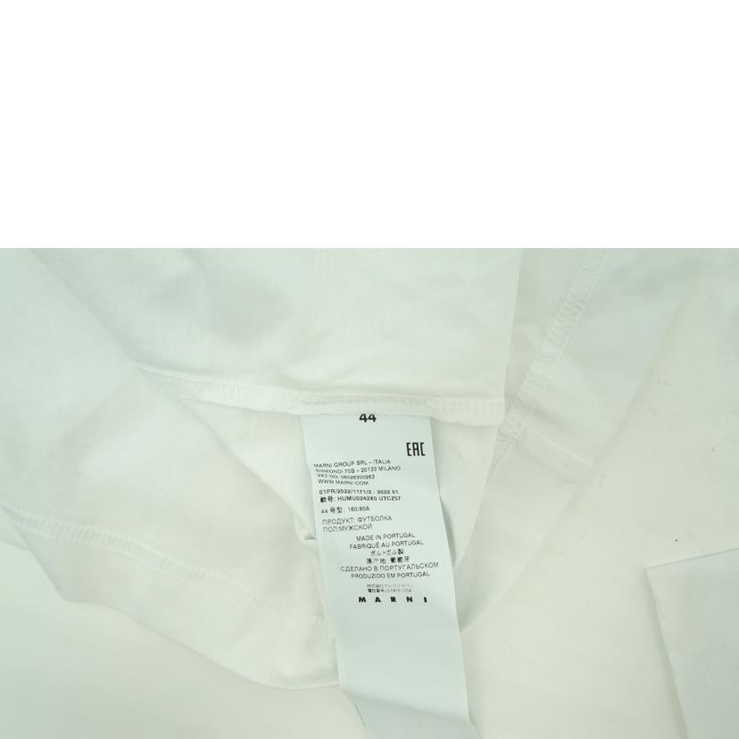 MARNI マルニ/オーガニックコットン ロゴ 長袖Tシャツ/44/ホワイト/HUMU0242X0 UTCZ57 00W01//ABランク/01