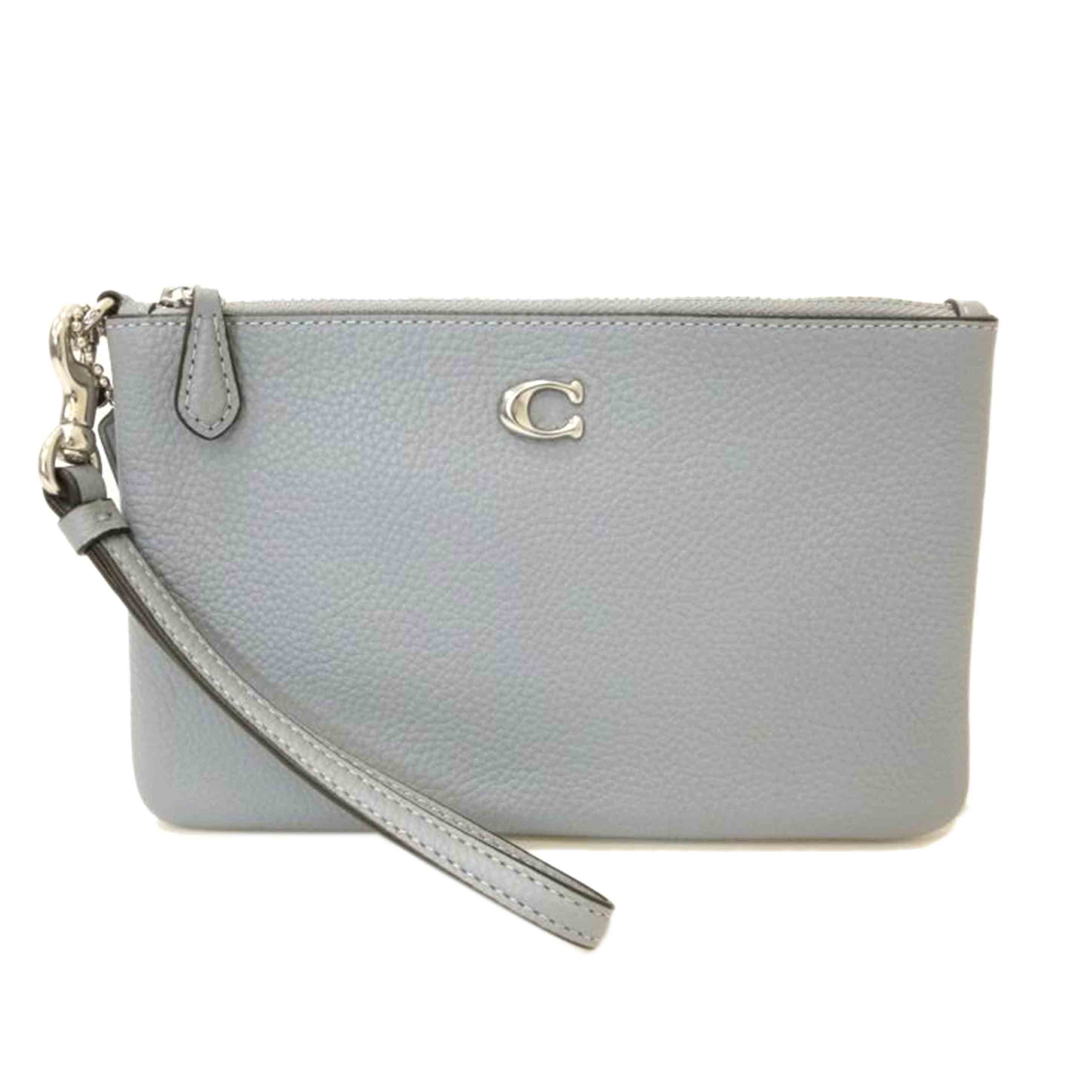 COACH コーチ/レザーリストレットポーチ/CH818//M23**/Aランク/88