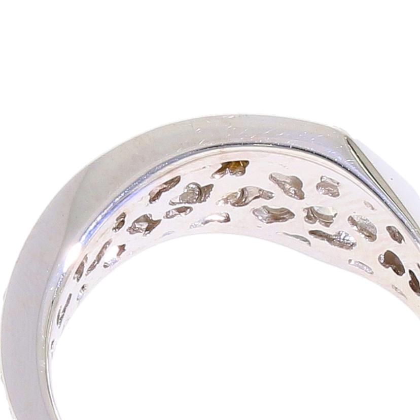 / K18WGダイヤリング0.56ct//ABランク/94