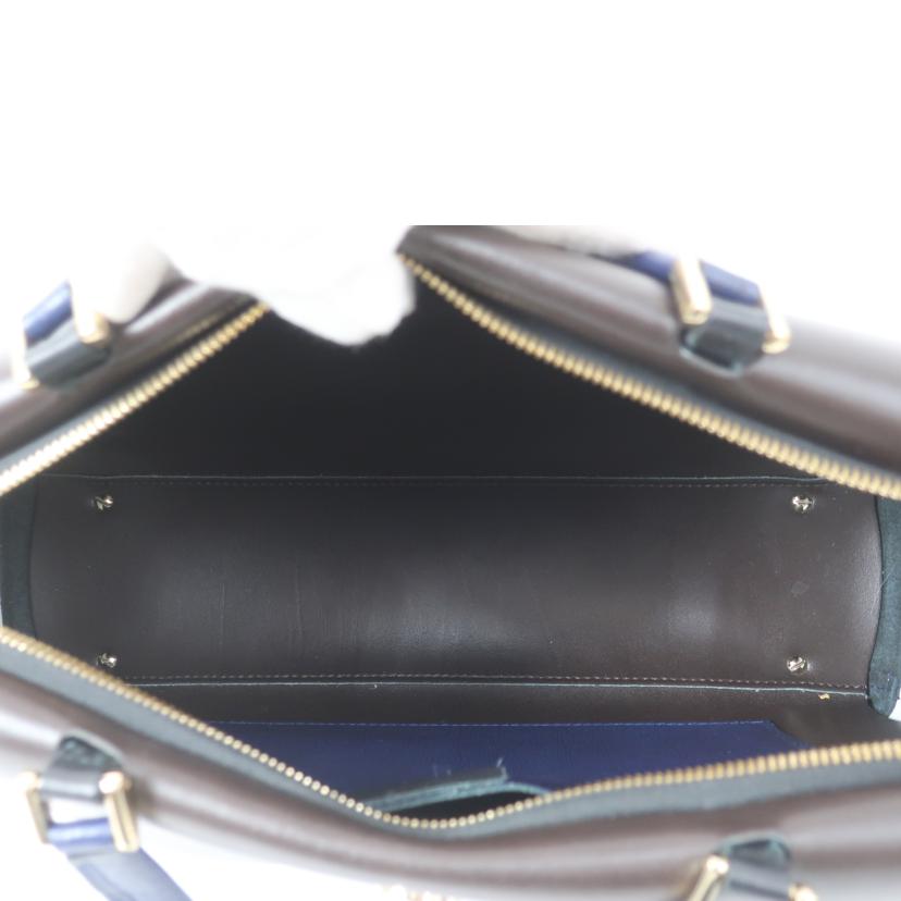 FURLA フルラ/2WAYバッグ ネイビー×ブラウン//ABランク/65
