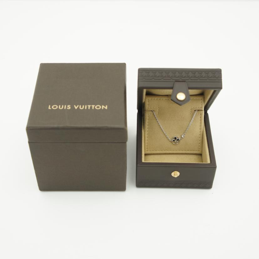 LV ルイヴィトン/AU750WGブラスレモノグラム イディールダイヤブレスレット//17.5cm/ABランク/75