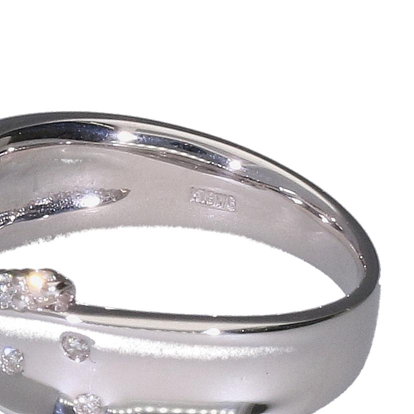 / K18WGダイヤリング0.21ct//Aランク/63