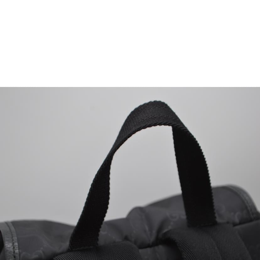 GUCCI グッチ/GGナイロンバックパック/ブラック/510343//200**/Aランク/89