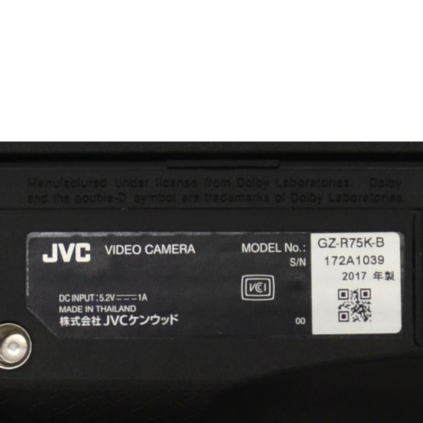 JVC/ビデオカメラ/GZ-R75K-B//172A1039/Bランク/75