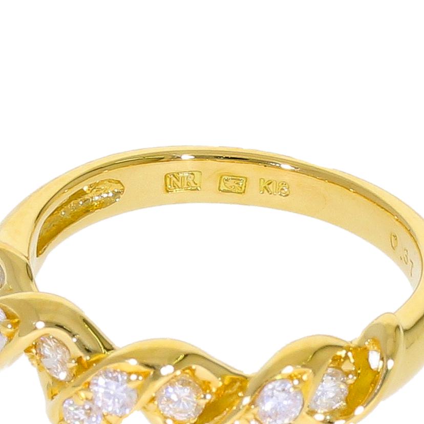 / K18ダイヤリング0.37ct//Aランク/94