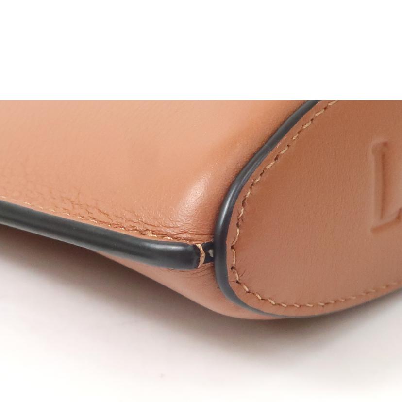 LOEWE ロエベ/ダイスポケット ミニショルダーバッグ レザー ブラウン/0010795219//Aランク/65