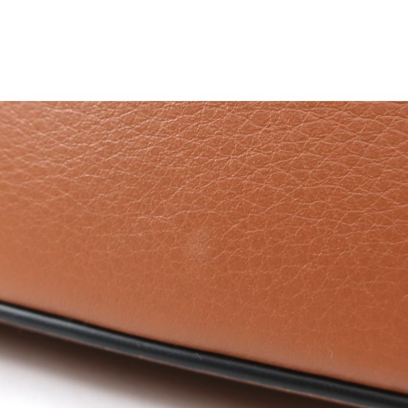LOEWE ロエベ/ダイスポケット ミニショルダーバッグ レザー ブラウン/0010795219//Aランク/65