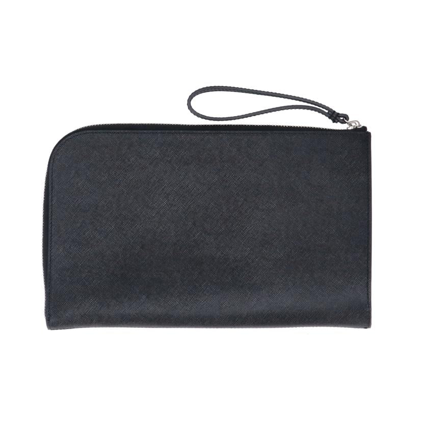 PELLE MORBIDA ペッレモルビダ/型押しレザークラッチバッグ/ブラック/CA011//ABランク/18