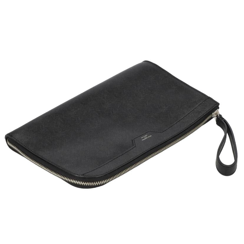 PELLE MORBIDA ペッレモルビダ/型押しレザークラッチバッグ/ブラック/CA011//ABランク/18