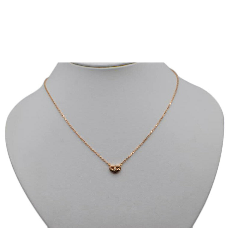 Cartier カルティエ/Cハートダイヤネックレス750 42 cm/4.3g//Aランク/89