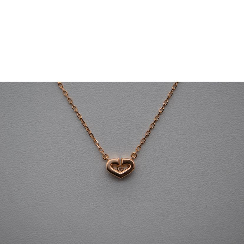 Cartier カルティエ/Cハートダイヤネックレス750 42 cm/4.3g//Aランク/89