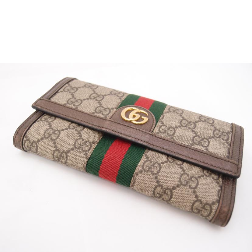 GUCCI グッチ/オフィディアGG二つ折り長財布/ブラウン/523153//214*/ABランク/69
