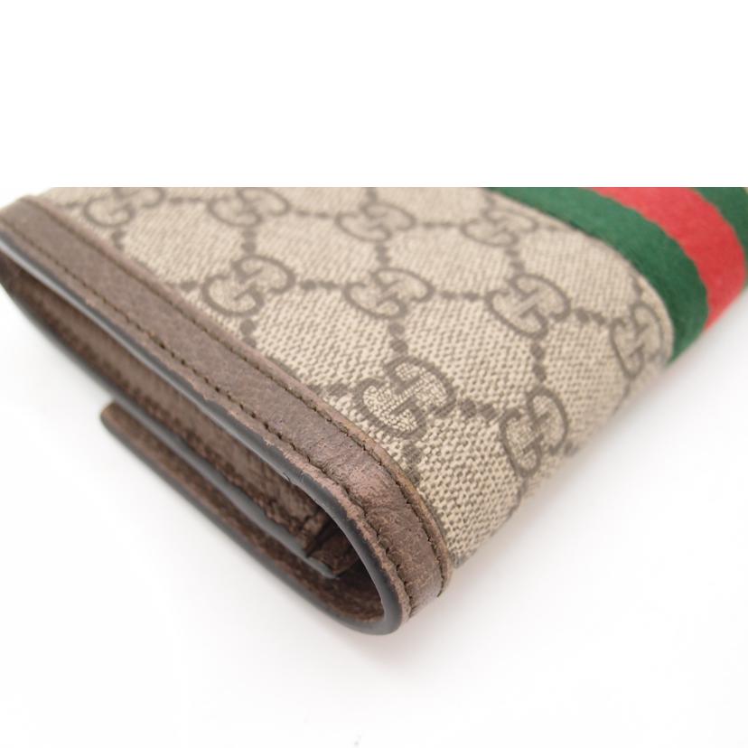 GUCCI グッチ/オフィディアGG二つ折り長財布/ブラウン/523153//214*/ABランク/69