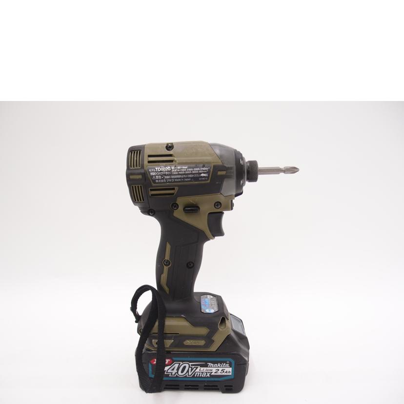 makita マキタ/充電式インパクトドライバ/TD002GRDXO//98194/Bランク/69