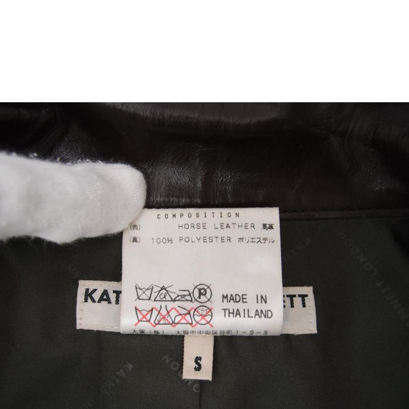KATHARINE HAMNET キャサリンハムネット/KATHARINE HAMNET レザージャケット//Aランク/69