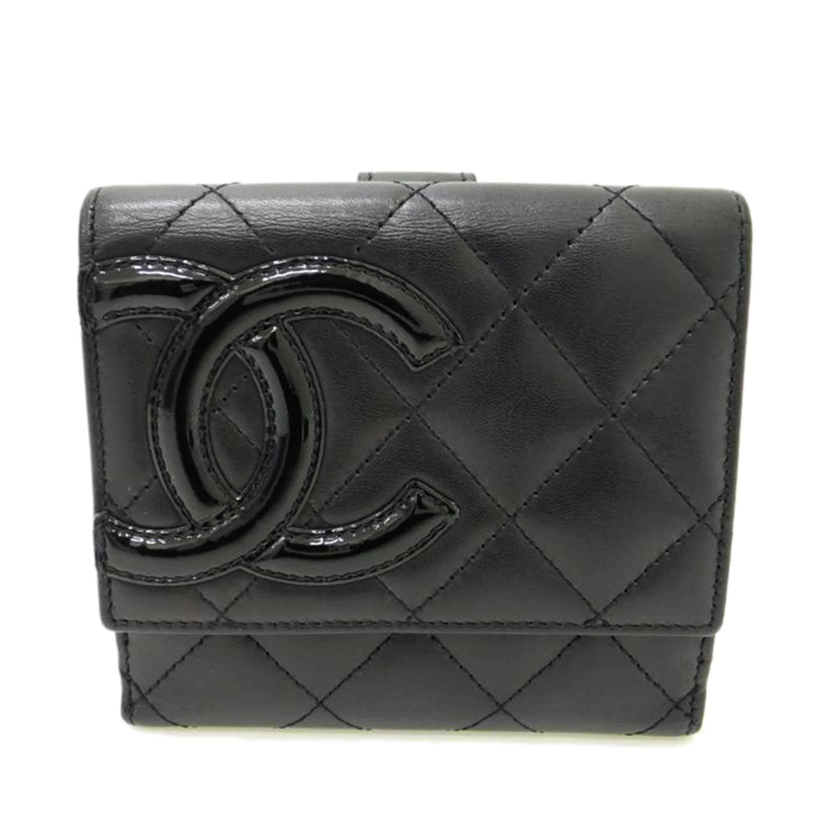 CHANEL シャネル/カンボンラインWホック2つ折り財布//Bランク/88