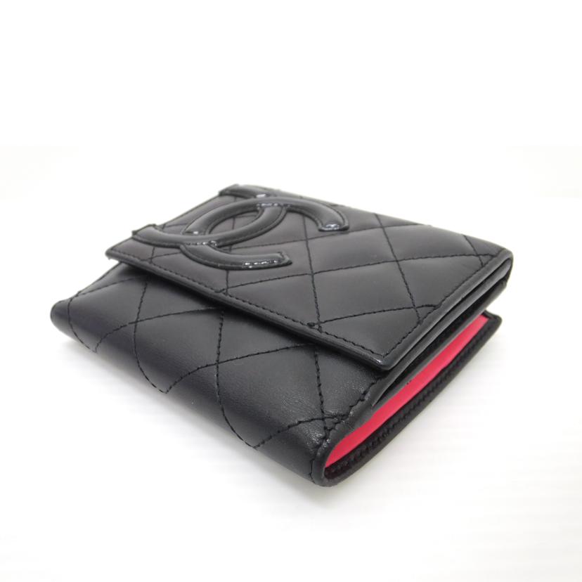 CHANEL シャネル/カンボンラインWホック2つ折り財布//Bランク/88