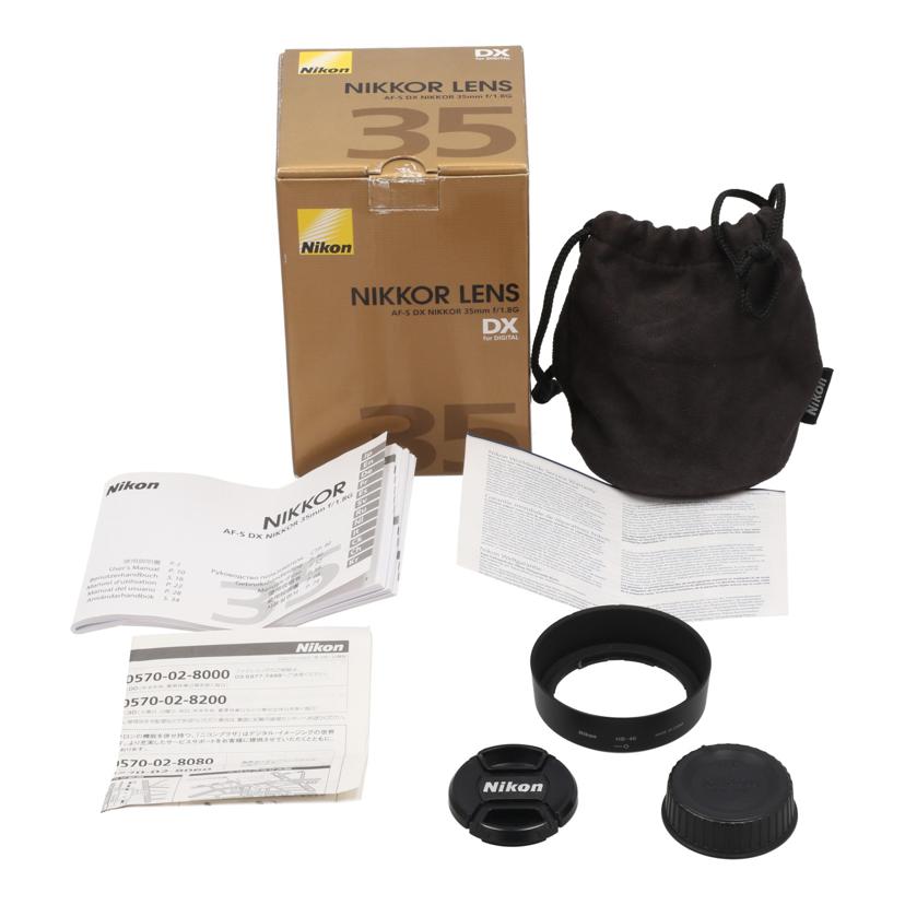 Nikon ニコン /交換レンズ/35mm/AF-S DX 35mm f1.8G//2352416/Bランク/24