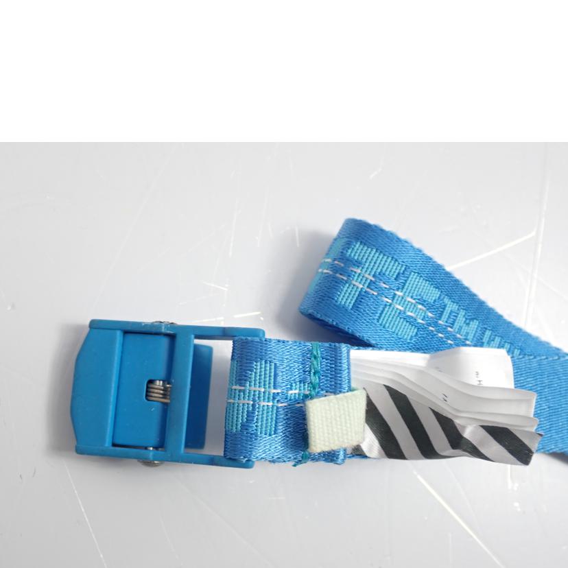 off white オフホワイト/★off white ベルト ブルー、ネイビー/OWRB011R182230//約2m/Bランク/62