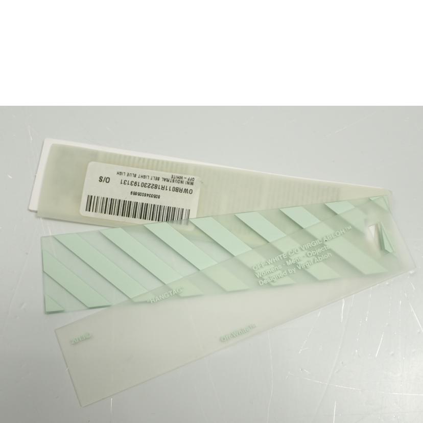 off white オフホワイト/★off white ベルト ブルー、ネイビー/OWRB011R182230//約2m/Bランク/62