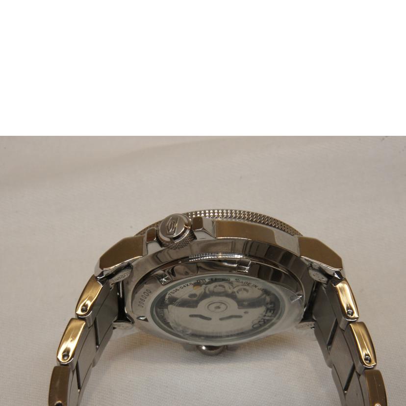 SEIKO/SEIKO 5 SPORTS オートマSS/イエローインナーロータリングベゼル/SNZJ61K1//0O0***/ABランク/92