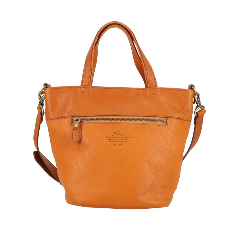 Dakota ダコタ/2WAYレザーバッグ/キャメル/1032391//Aランク/18