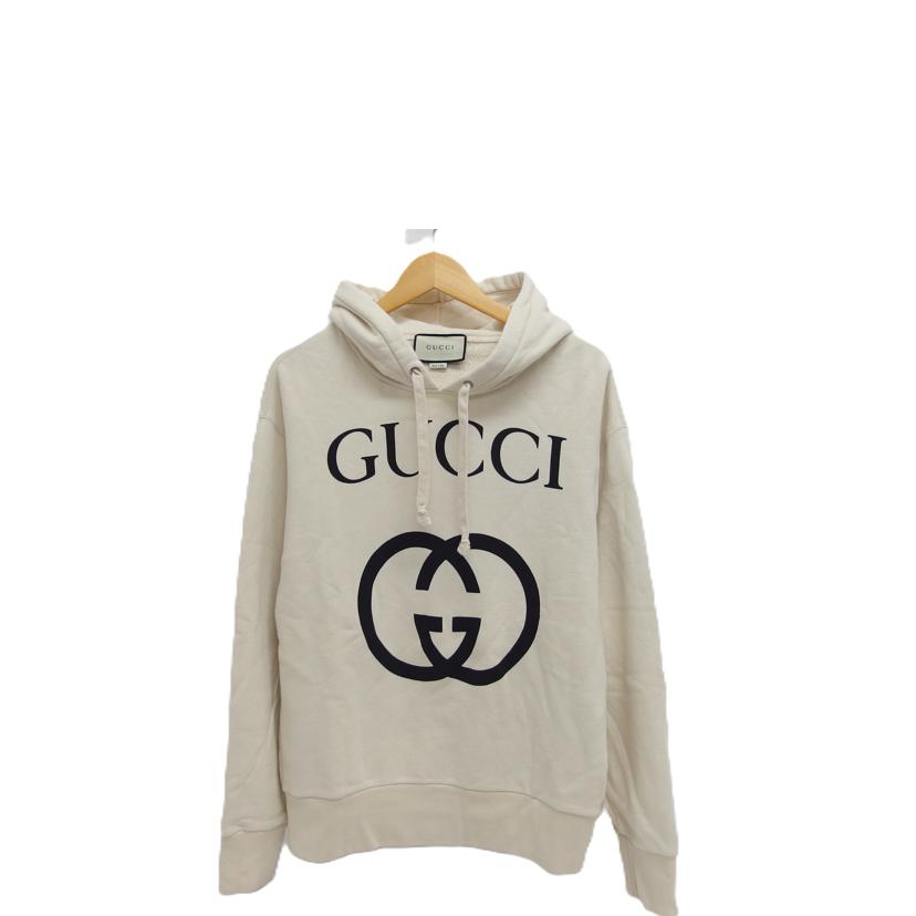 GUCCI グッチ/GGロゴ/プルオーバーパーカー/ベージュ//ABランク/18