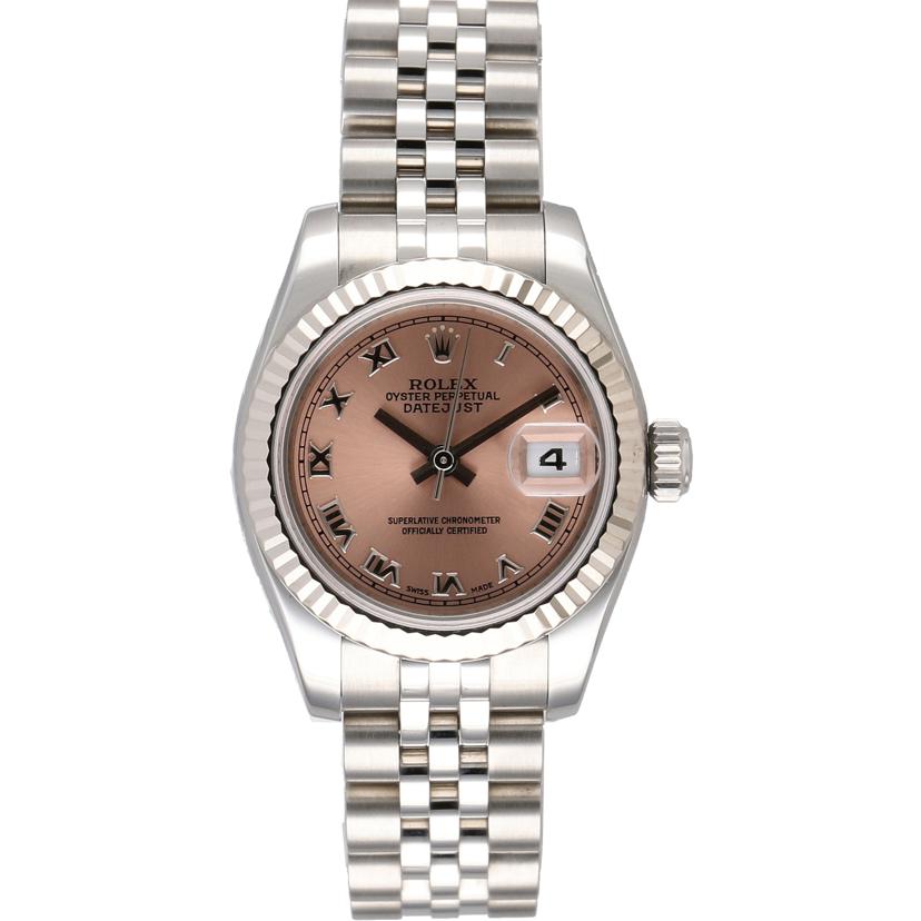 ROLEX ロレックス/レディ・デイトジャスト・ピンク/SS×WG/D番/179174//D86****/SAランク/75