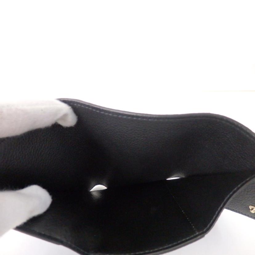 LV ルイヴィトン/ポルトフォイユ・ヴィクトリーヌ/モノグラム・アンプラント/ブラック×ベージュ/M80968//RFI****/SAランク/84