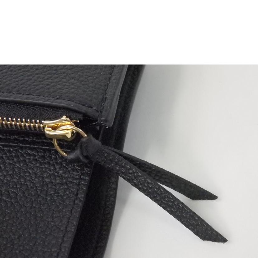 LV ルイヴィトン/ポルトフォイユ・ヴィクトリーヌ/モノグラム・アンプラント/ブラック×ベージュ/M80968//RFI****/SAランク/84